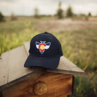 Colorado Bee Hat - YOUTH Size Navy Blue - Image 2