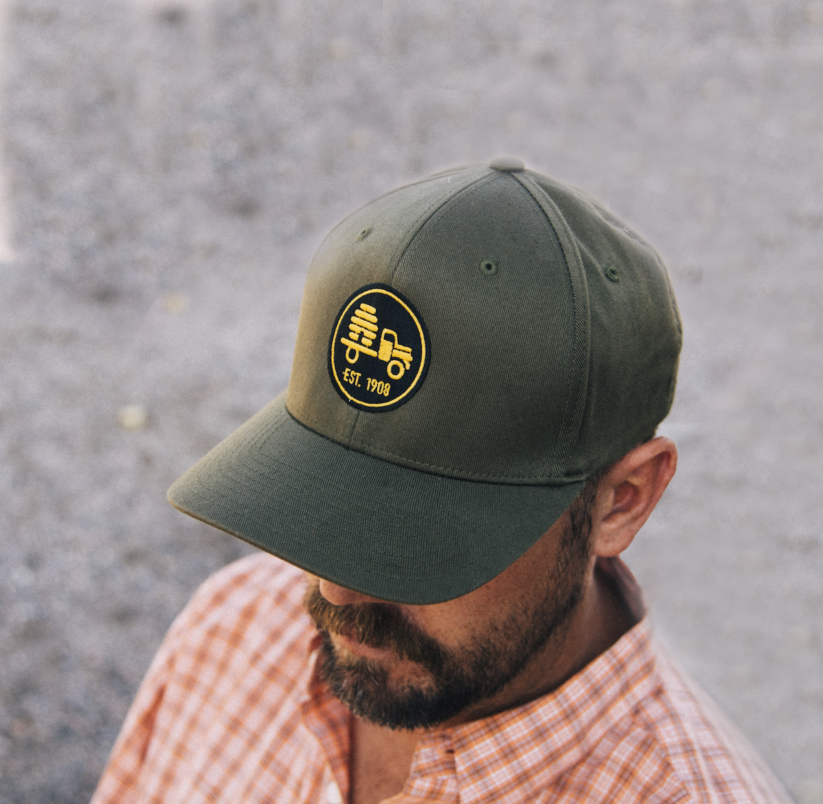 Beeyond the Hive - Olive Green FlexFit - Beeyond the Hive