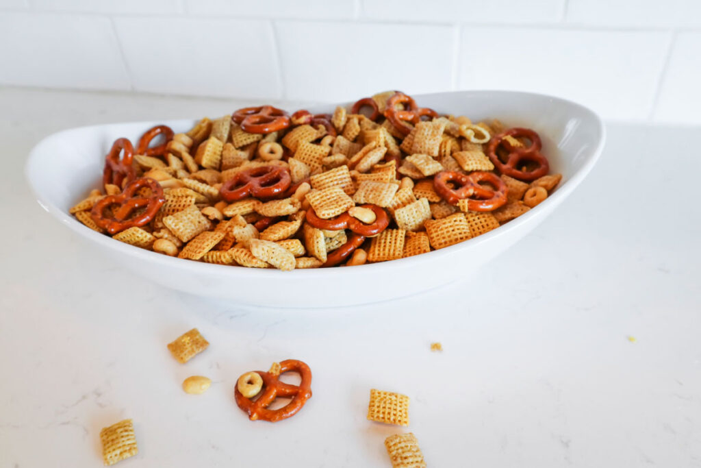 Honey Glazed Chex Mix - Beeyond the Hive