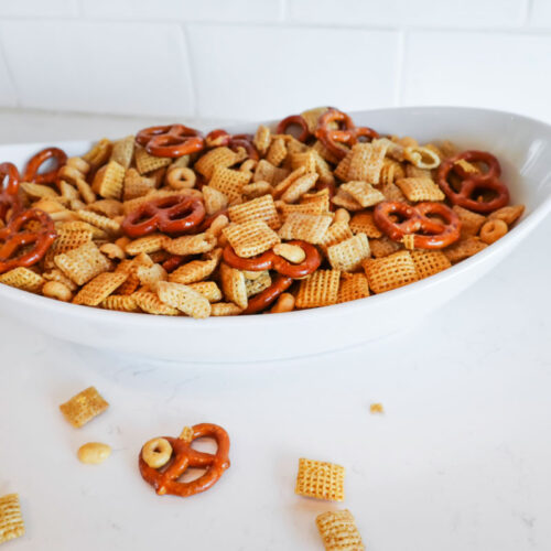 Honey Glazed Chex Mix Beeyond the Hive