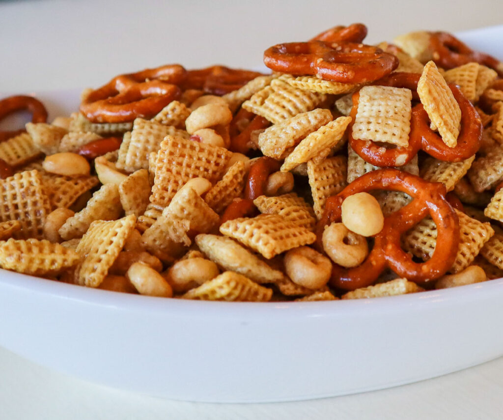 Honey Glazed Chex Mix - Beeyond the Hive